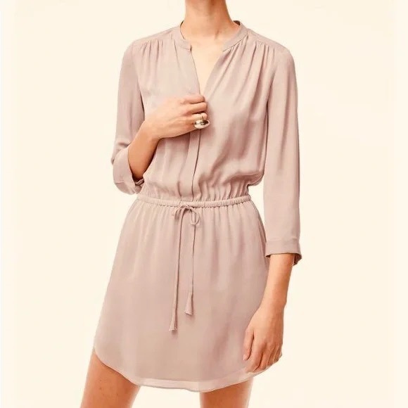 Aritzia Babaton 100% Silk Bennett Dress - Scarlet Red - XXS - Picture 3 of 3